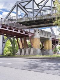 Berlin Road: Asphalt Bridge Overpass