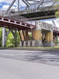 Berlin Road: Asphalt Bridge Overpass