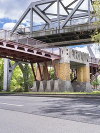 Berlin Road: Asphalt Bridge Overpass