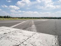 Berlin Road Landscape: Asphalt Under Clear Skies