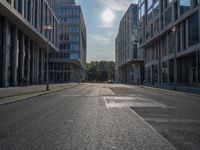 Berlin Road: Straight Urban Path through the City