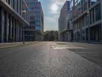 Berlin Road: Straight Urban Path through the City