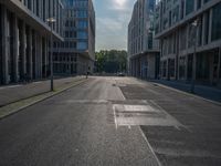 Berlin Road: Straight Urban Path through the City