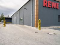 Berlin Road with Warehouse and Factory Buildings