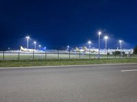 Berlin Roads: Asphalt Under the Night Sky