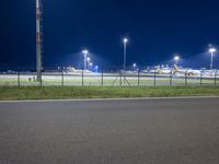 Berlin Roads: Asphalt Under the Night Sky