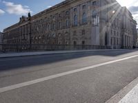 Berlin: Sunlit Facades Against a Clear Sky
