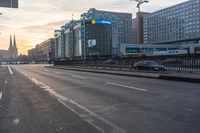 Berlin Sunrise: Cityscape and Architecture