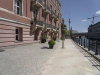 A Day in Berlin Town: Clear Sky and Charming Neighborhoods
