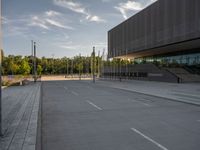 Berlin's Urban Architecture and Cloudy Sky