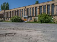 Berlin Urban Art: Graffiti Wall with Clear Sky