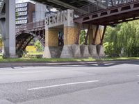 Urban Art in Berlin: Road Building in the Daytime