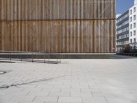 Berlin Urban Building with Wood Tile 001