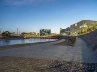 Berlin's Urban Canal at Dawn