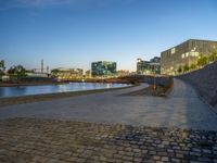 Berlin's Urban Canal at Dawn