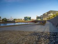 Berlin's Urban Canal at Dawn