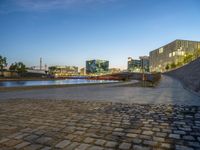 Berlin's Urban Canal at Dawn