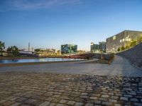 Berlin's Urban Canal at Dawn