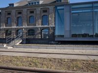 Berlin Urban Cityscape at Train Station