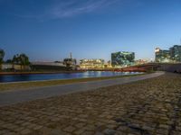 Berlin's Urban Dawn: River and Modern Architecture