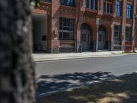 Berlin's Urban Design: A Brick Wall and Road