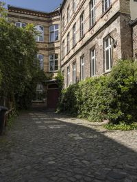 Berlin: Urban Design with Cobble Stone Roads and Trees