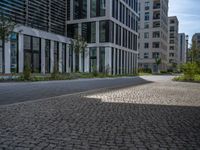 Berlin's Urban Design: Modern Office Buildings and Unique Roadways