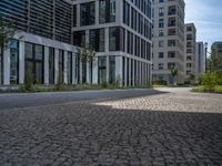 Berlin's Urban Design: Modern Office Buildings and Unique Roadways