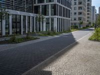 Berlin's Urban Design: Modern Office Buildings and Unique Roadways