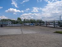 Berlin Urban Design by the River: Concrete Pier Views