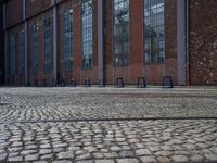 Berlin Urban Landscape: Cobblestone Roads and Classic Architecture