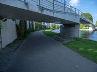 Berlin Urban Landscape: A River and Canal Cutting Through the City