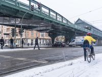 Berlin Urban Landscape: Snowy Streets 002