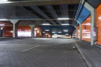 Berlin Urban Parking Garage: Concrete & Asphalt