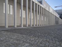 Urban Public Space in Berlin: Brick Facade and Modern Architecture