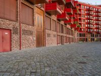 Berlin's Urban Residential Area at Dawn