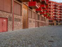 Berlin's Urban Residential Area at Dawn