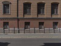 Berlin's Urban Road: Lined with Brick Walls