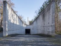 Urban Road in Berlin: Concrete and Asphalt