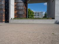 Berlin's Urban Space: Concrete and Gravel Surfaces