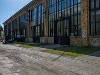 Berlin Urban Street with Modern Architecture