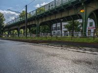 Berlin's Urban Underpass with Classic Architecture