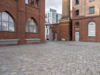 Berlin: Discovering a Hidden Warehouse Courtyard with Brickwork