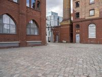 Berlin: Discovering a Hidden Warehouse Courtyard with Brickwork