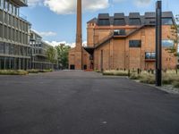 Berlin's Warehouse and Factory Cityscape