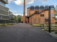 Berlin's Warehouse and Factory Cityscape