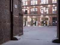 Berlin's Business District with Brick Wall Cafe 005