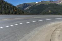 Berthoud Pass Colorado Road Through Low Mountains