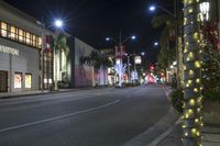 Beverly Hills California Night Urban Streets 001