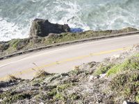 Big Sur Coastal Road in California: Mountains and Coastline